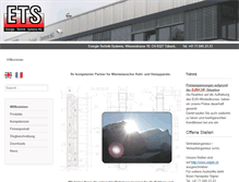 Tablet Screenshot of ets.ch